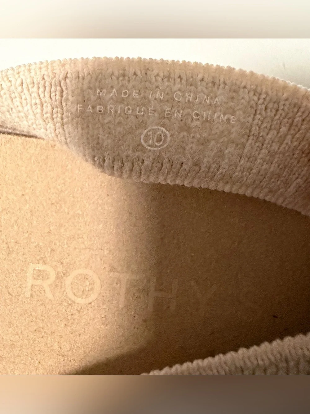 Rothy's Cream Lace-Up Espadrille